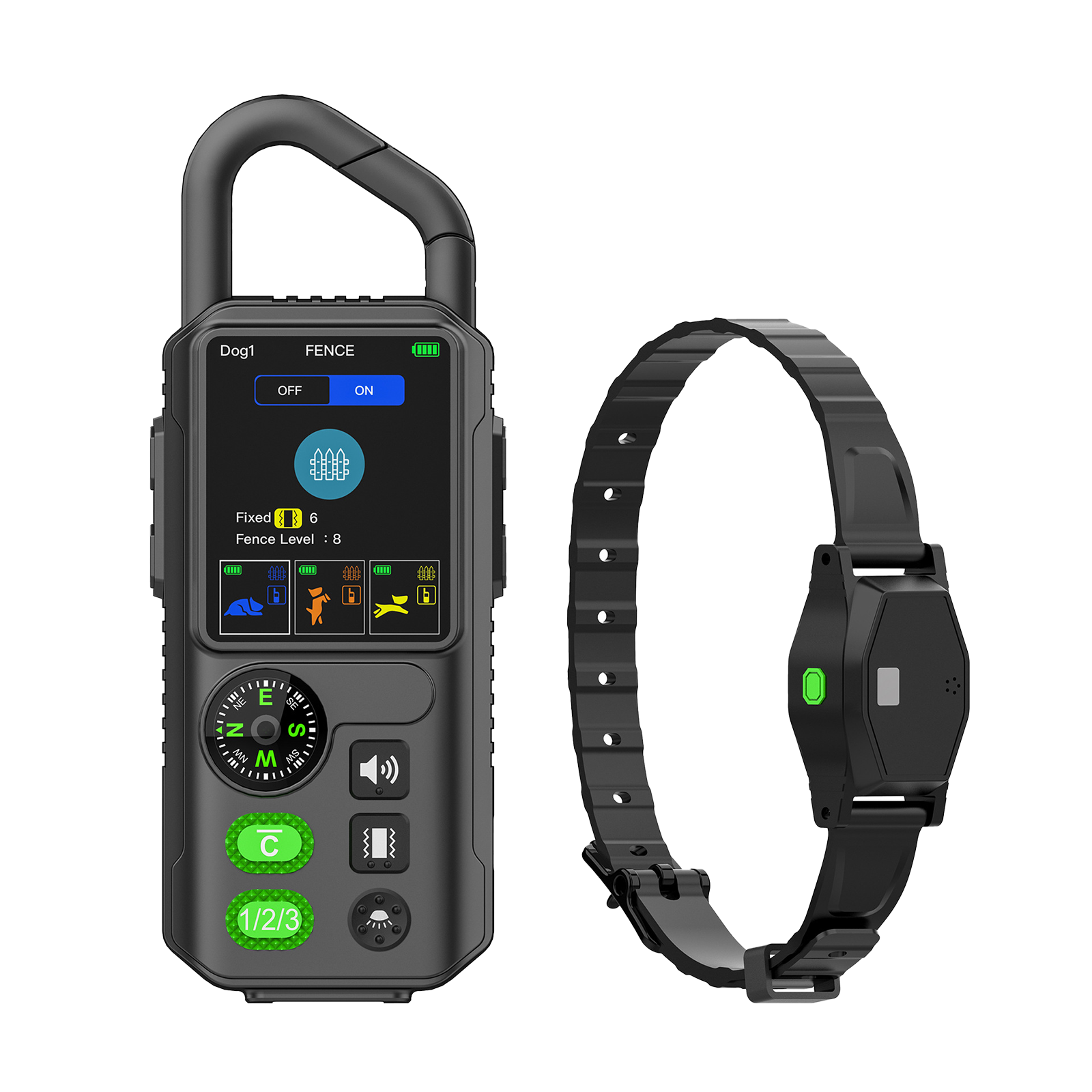 Wireless dog fence for multiple dogs - smart collar training system with remote and receiver