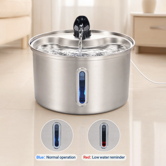 3.5L Cat Water Fountain Stainless Steel