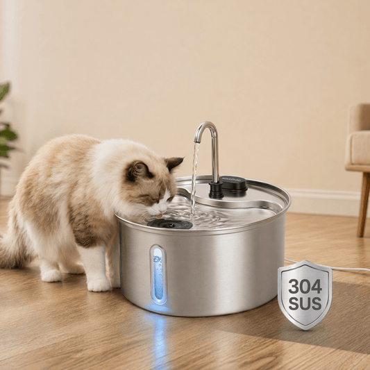 3.5L Cat Water Fountain Stainless Steel