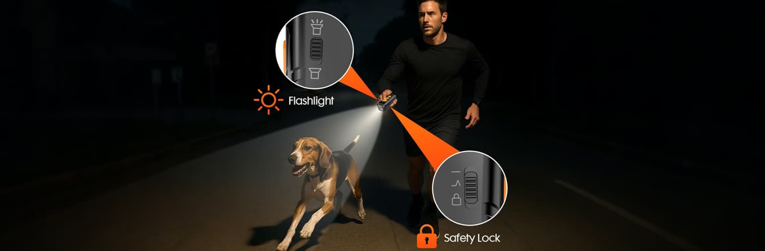 Dog barking deterrent after use showing improved pet behavior with training