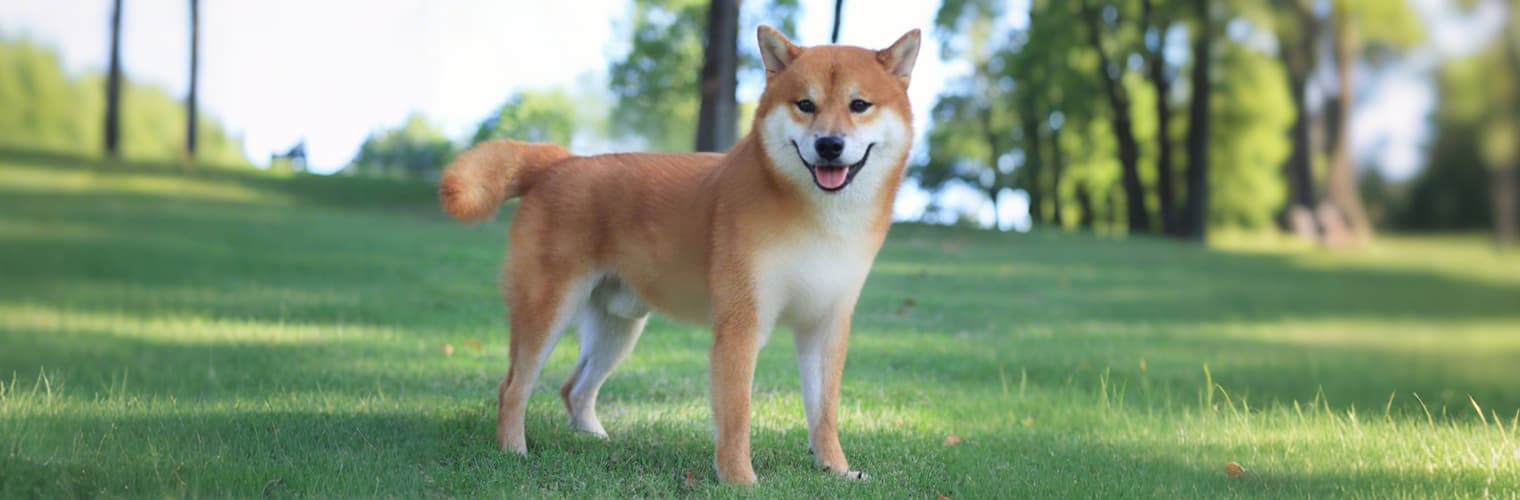 Dog standing outdoors before wearing heavy duty dog harness for training