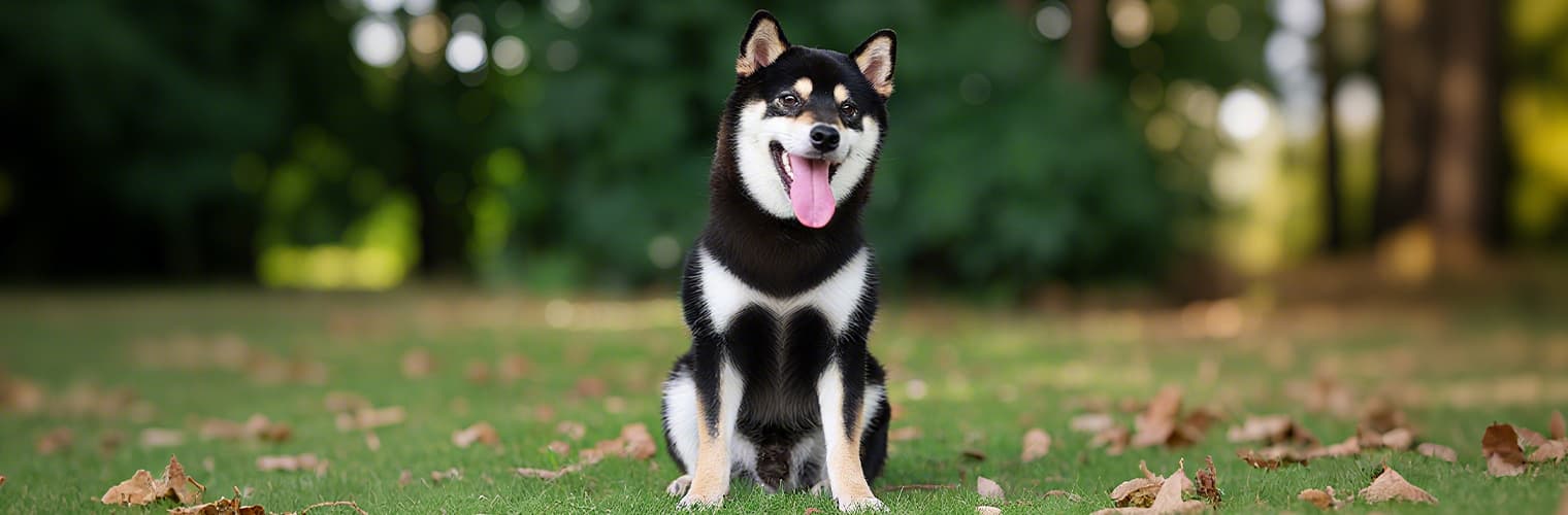 Dog before wearing the no pull dog harness leash set for training and walking