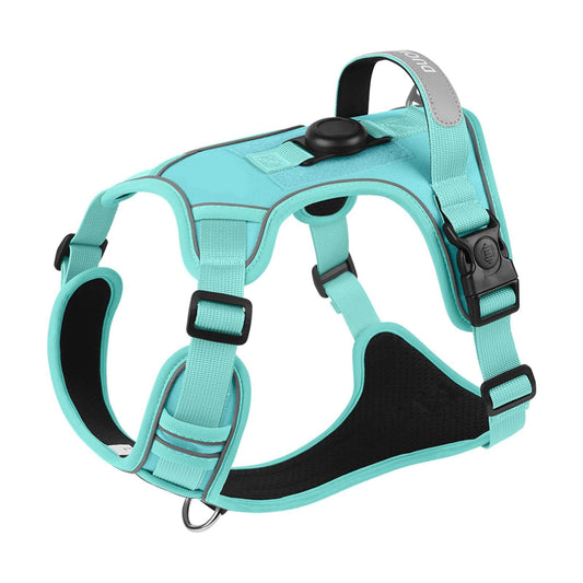 Dog harness with airtag holder available in classic and trending colors for all dogs