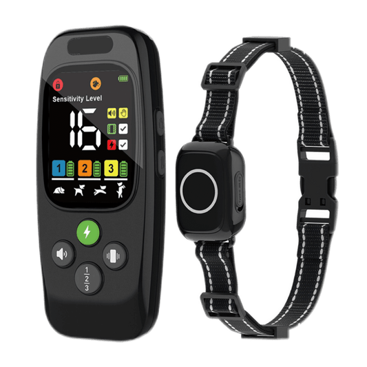 Dog training collar 3-in-1 set with remote and receiver for bark control and training