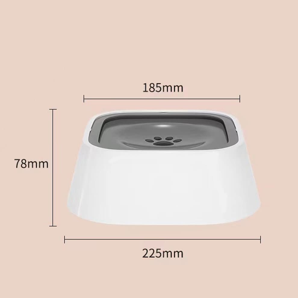 No spill dog bowl size dimensions for all pets