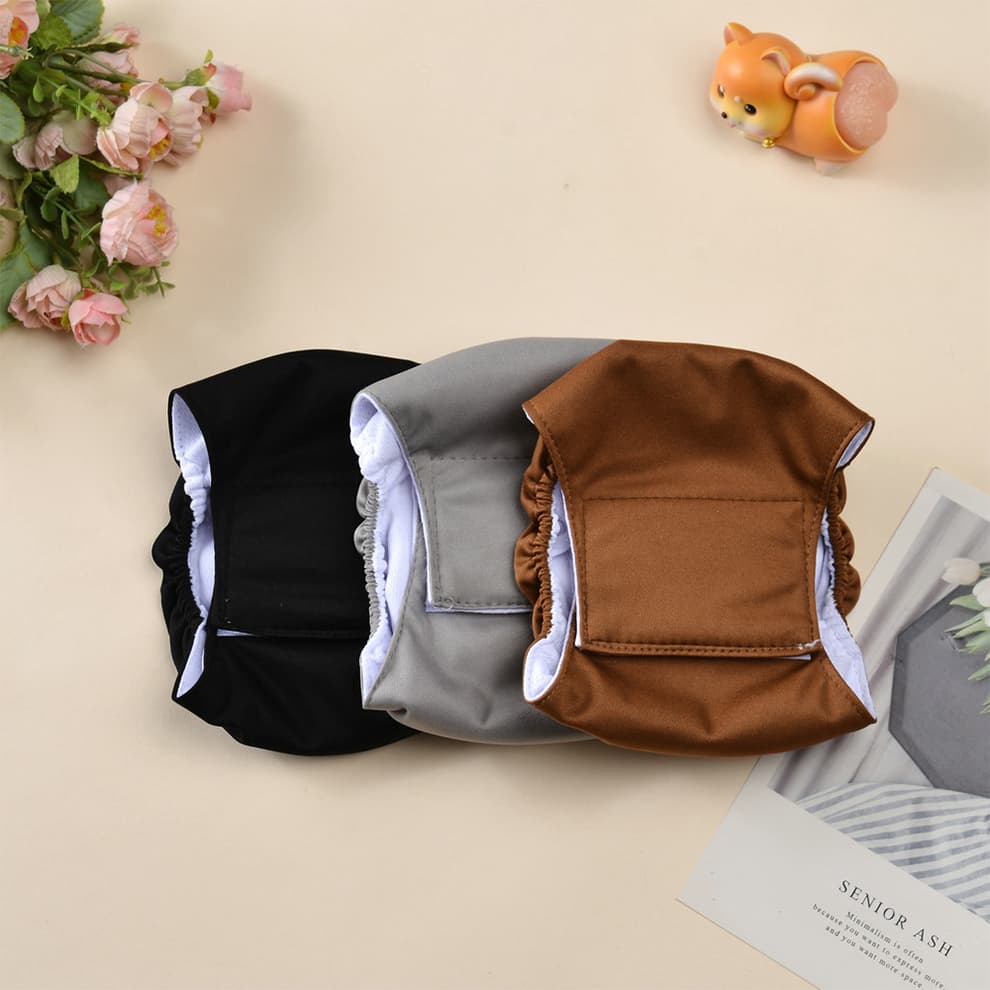 Female dog diapers washable pants for heat cycle protection