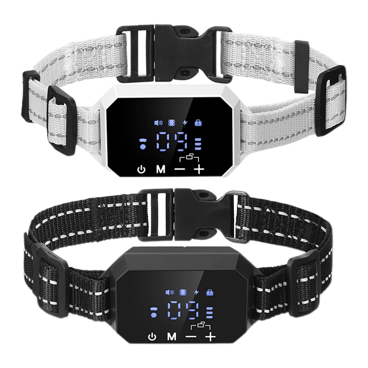 GPS dog fence collar with dual GPS and Beidou tracking, durable waterproof design for outdoor training