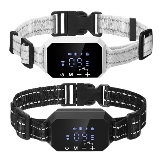 GPS dog fence collar with dual GPS and Beidou tracking, durable waterproof design for outdoor training