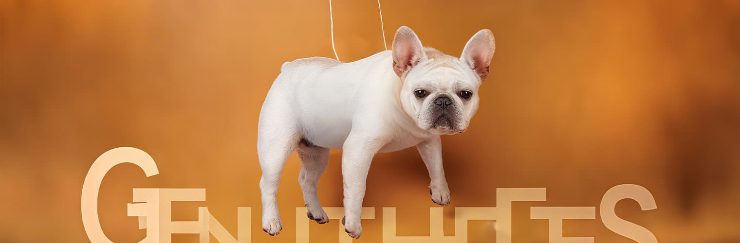 Harness and leash for small dogs shown before wearing to display design and structure