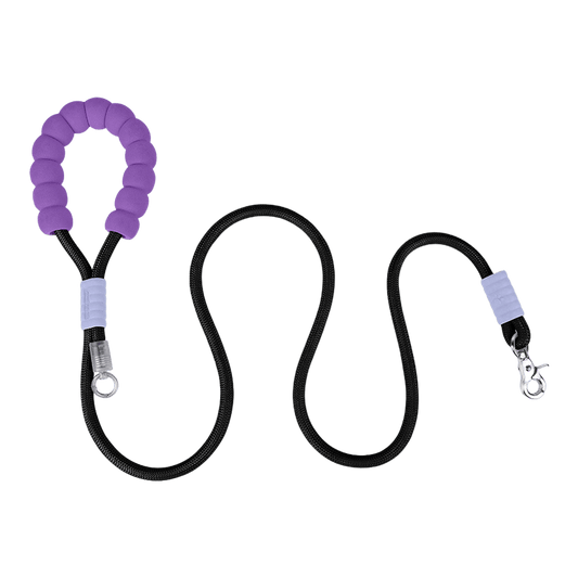 Heavy duty dog leash with padded handle and durable rope for large dogs