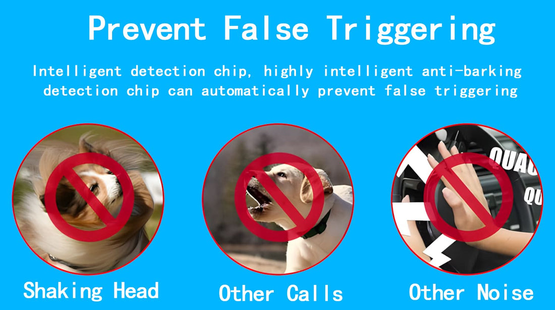 Bark control collar chip designed to prevent false triggering from head shaking, other dogs, or background noise