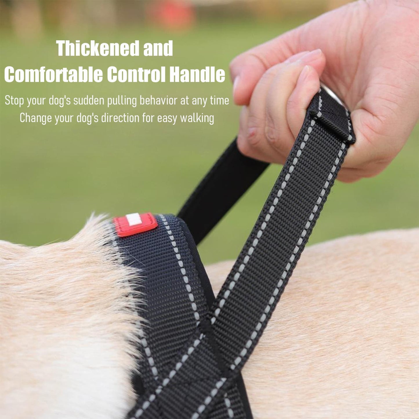 Thickened control handle for easy control and anti-pull support during