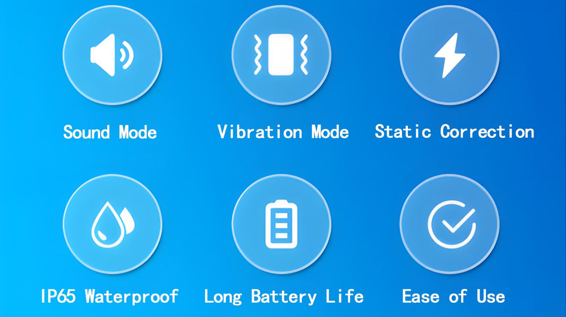 Bark control collar featuring sound mode, vibration, static correction, waterproof design, and long battery life