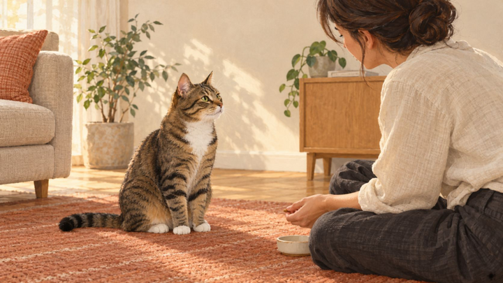 How to Teach Your Cat Its Name: Start Up Close, Then Move Back