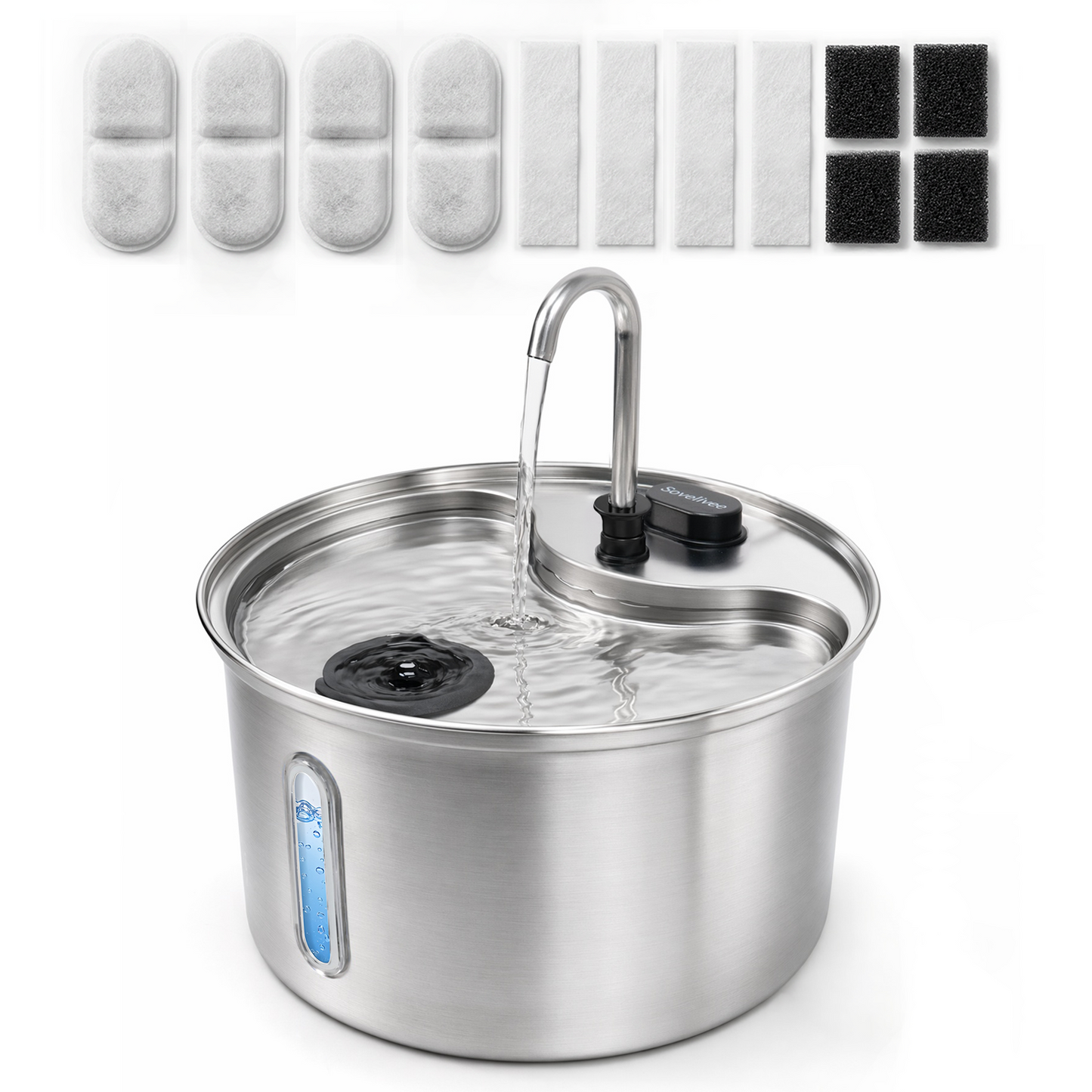 3.5L Cat Water Fountain Stainless Steel