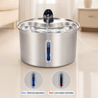 3.5L Cat Water Fountain Stainless Steel