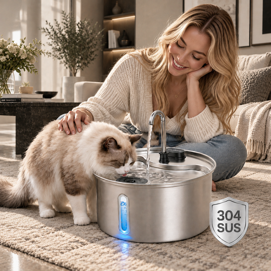 3.5L Cat Water Fountain Stainless Steel