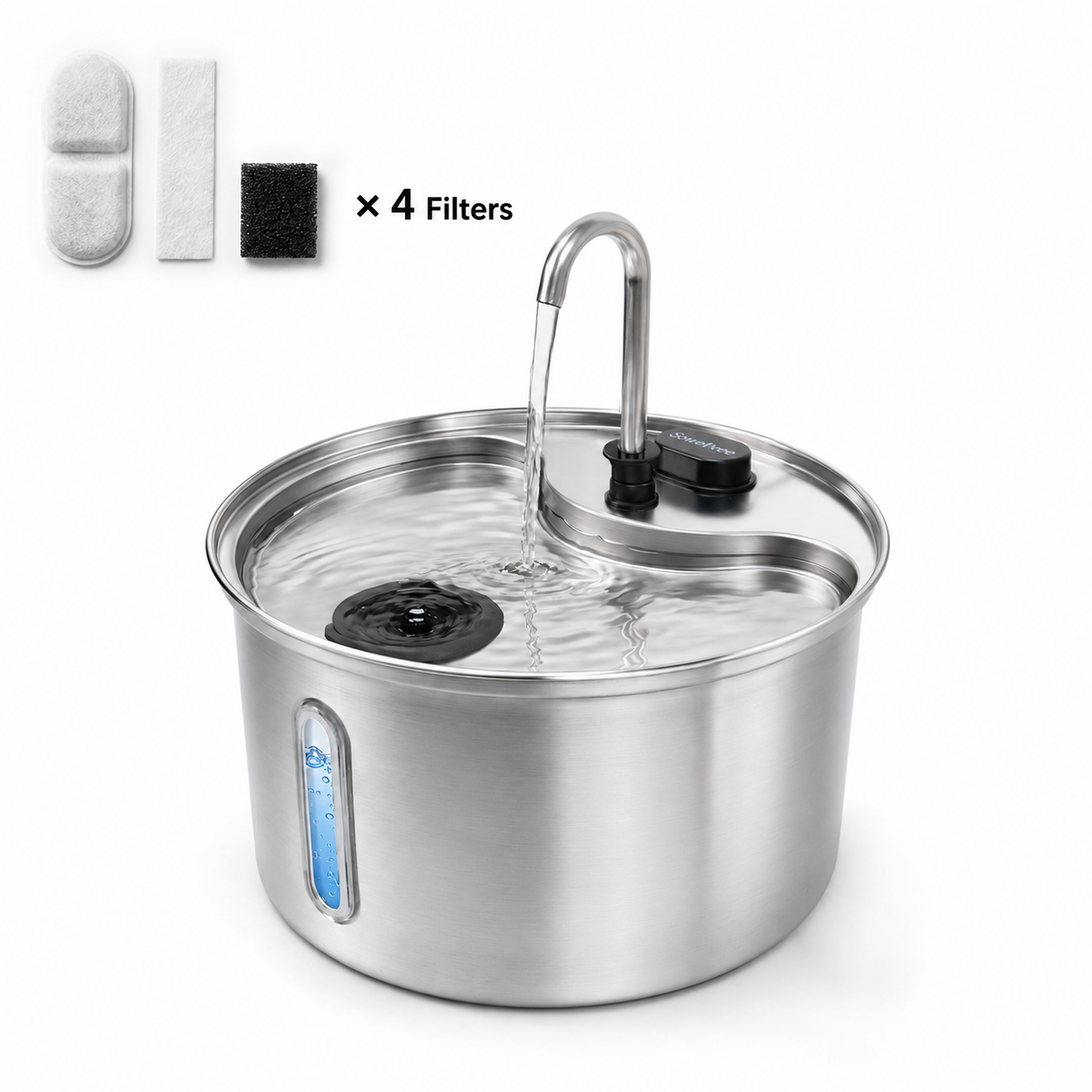 3.5L Cat Water Fountain Stainless Steel