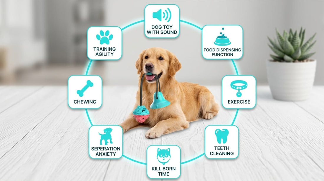 Dog enrichment toys for anxiety relief, offering amazing benefits including teeth cleaning, exercise, and reducing separation anxiety.