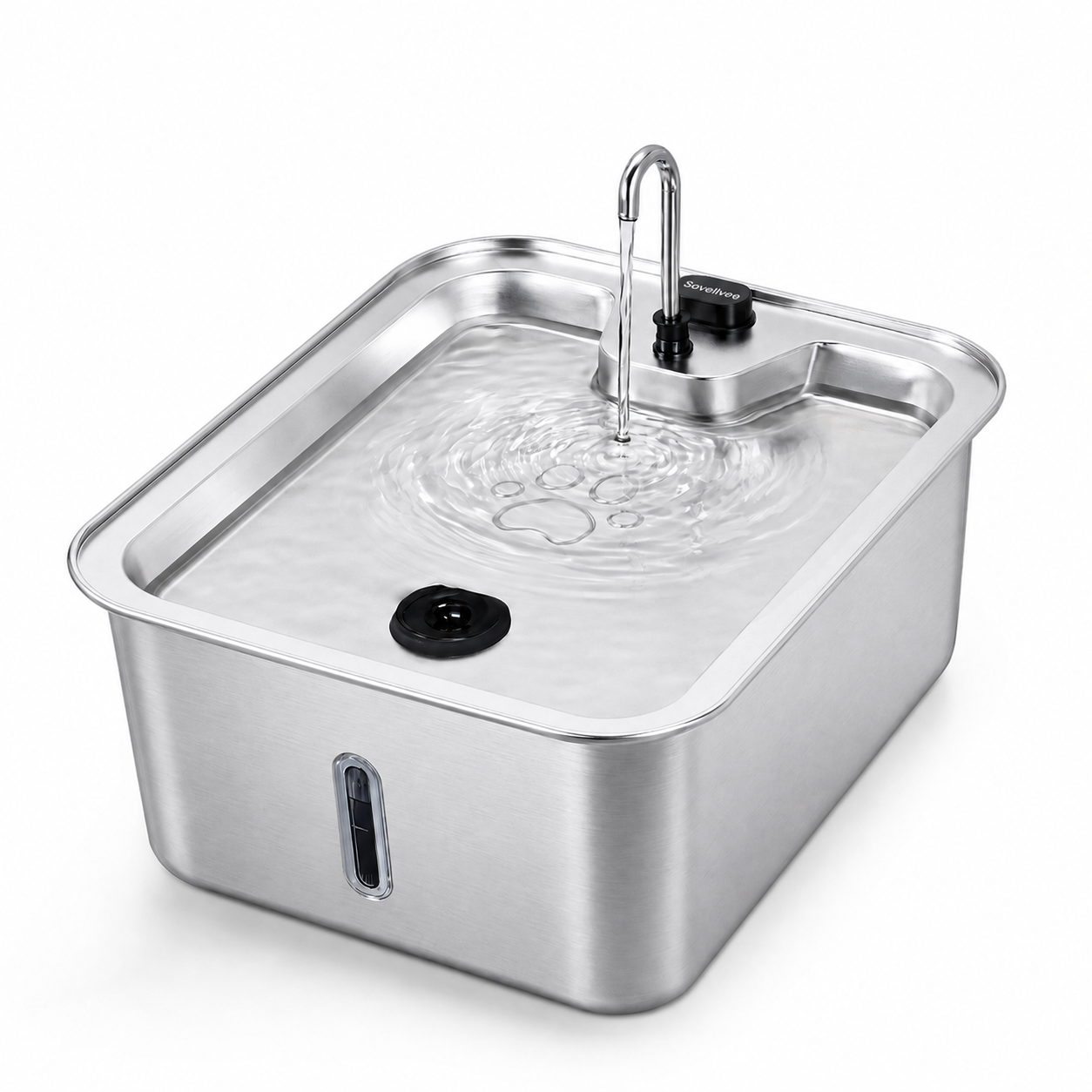 17L Ultra Quiet Stainless Steel Dog Water Fountain