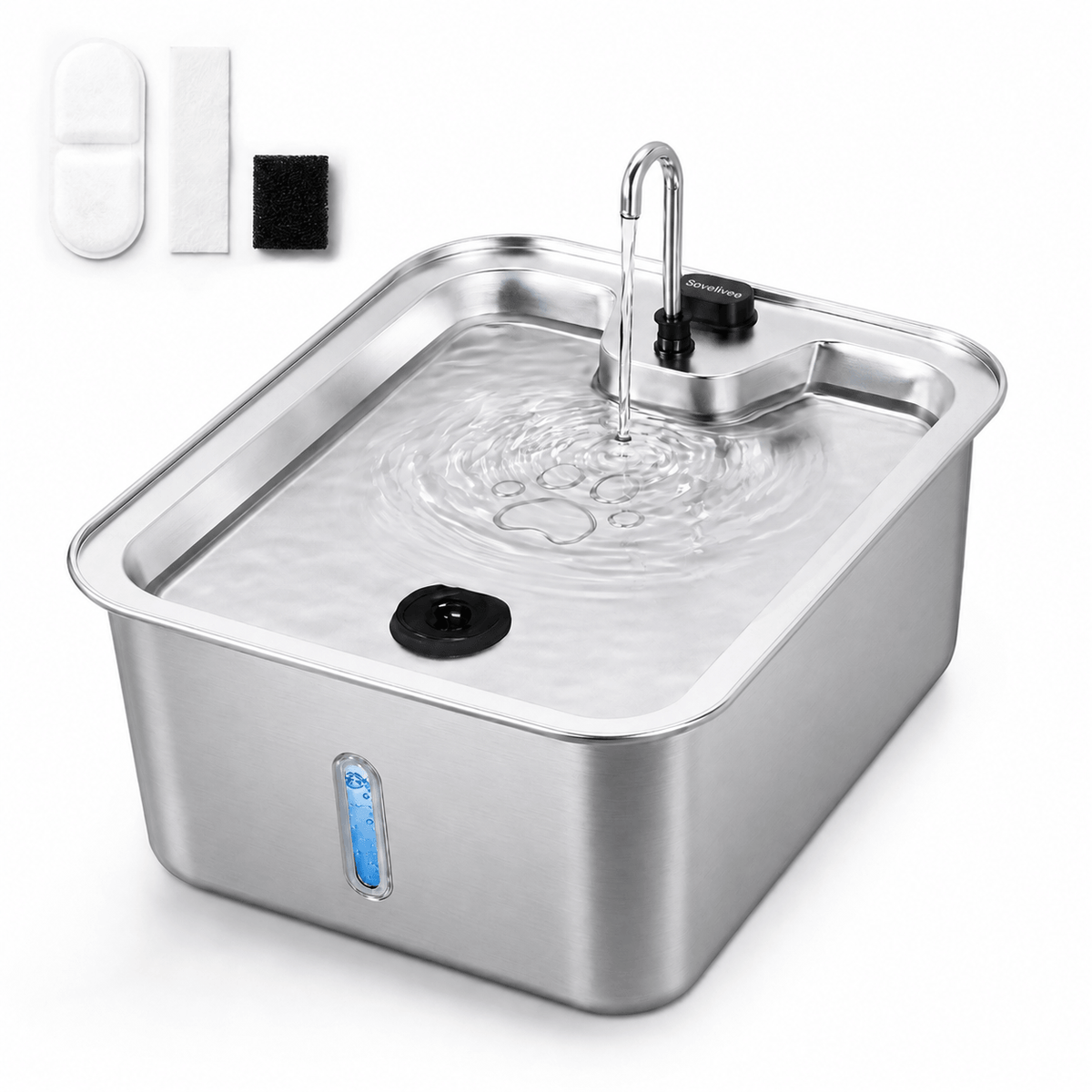 17L Dog Water Fountain Stainless Steel