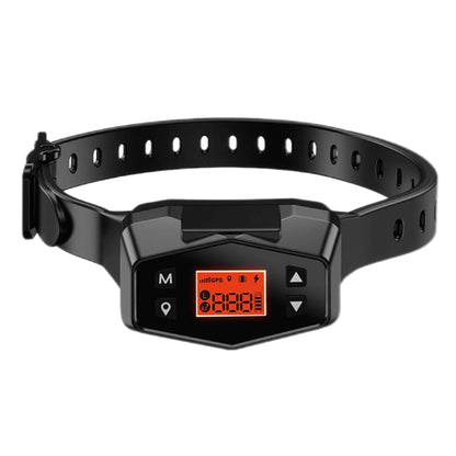 GPS Fences for Dogs featuring a black wireless collar receiver with a high-visibility digital display and intuitive tactile controls.