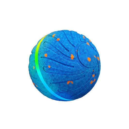 Interactive Dog Balls in blue, featuring a smart, automatic rolling design to keep your pet entertained and active all day.