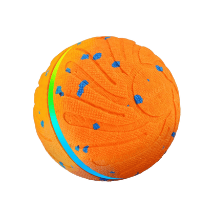 Interactive dog balls orange version with LED smart play features