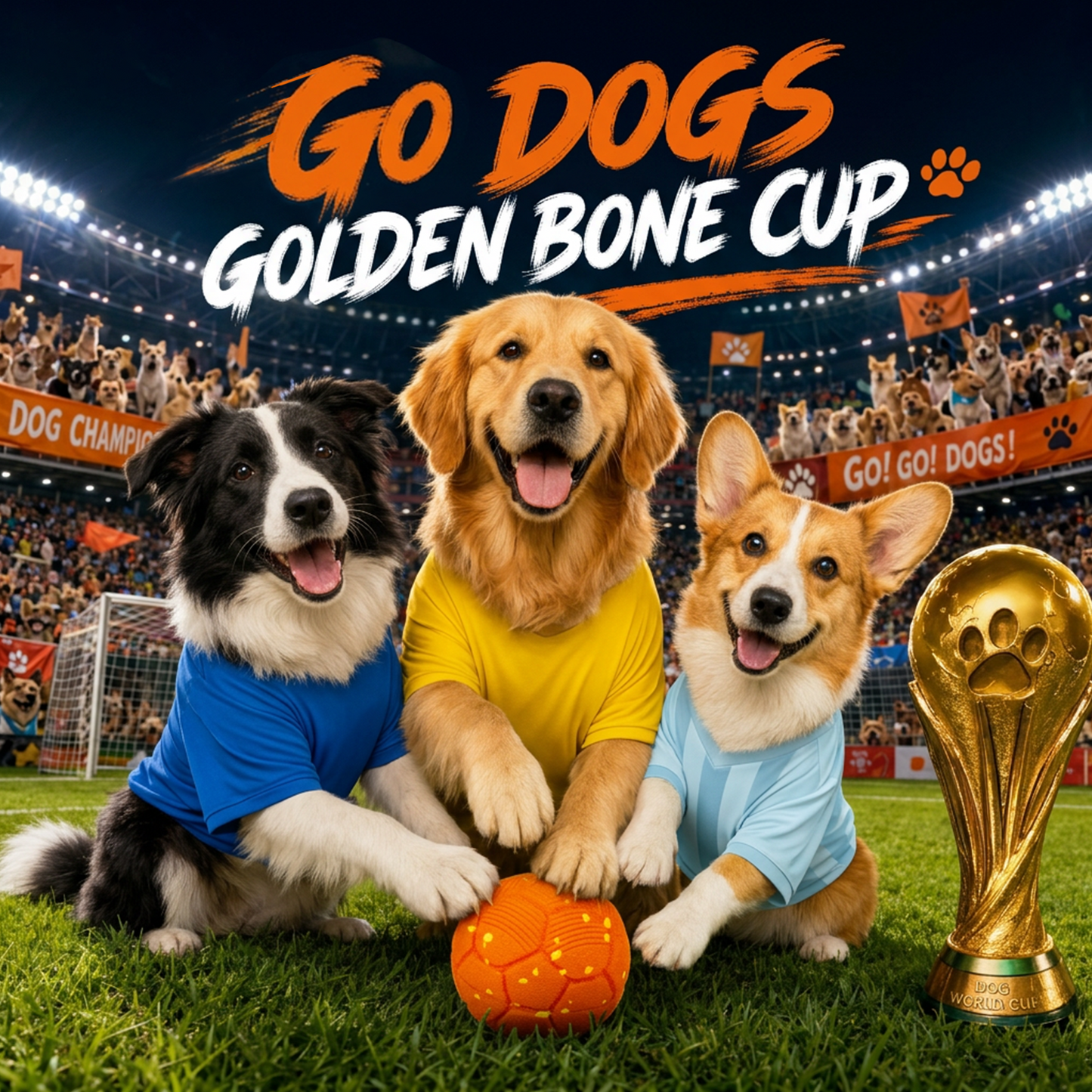 Interactive Soccer Dog Ball - Smart Bouncing Football Dog Toy