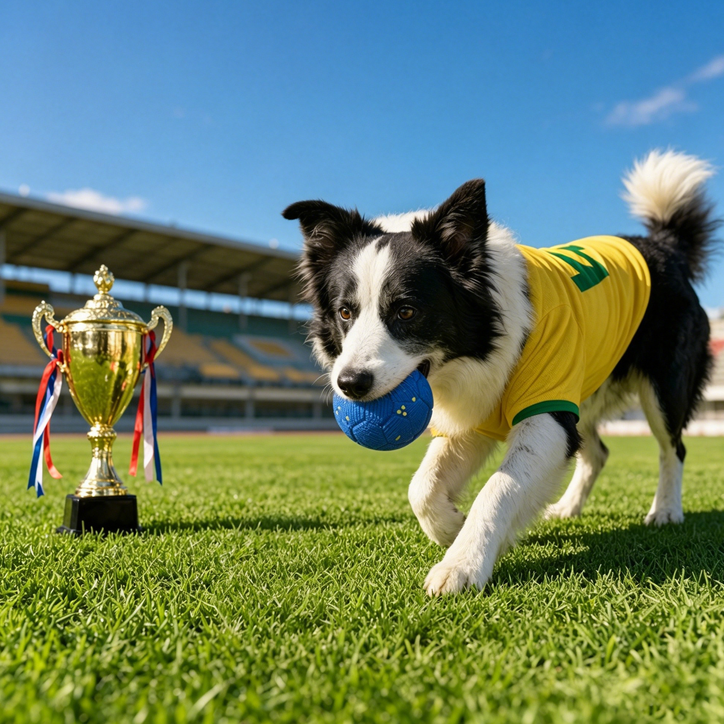 Interactive Soccer Dog Ball - Smart Bouncing Football Dog Toy