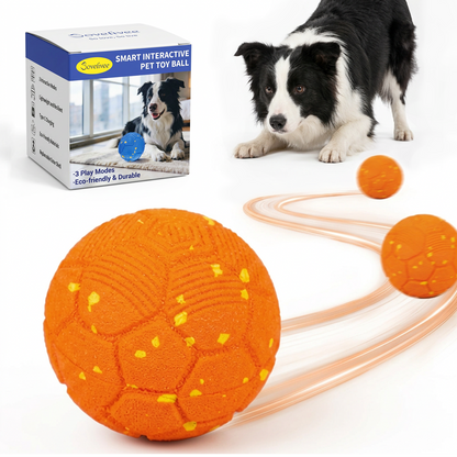 Interactive Soccer Dog Ball - Smart Bouncing Football Dog Toy