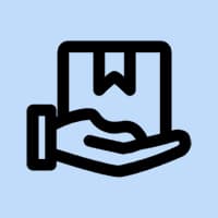 Delivery truck icon indicating reliable US shipping by Sovelivee.