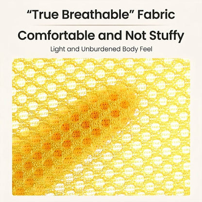 True breathable fabric of the dog backpack harness, ensuring a comfortable and not stuffy experience with a light and unburdened body feel.