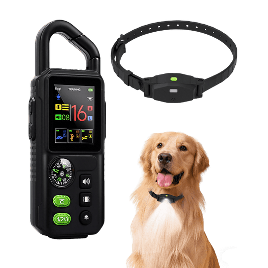 Wireless Dog Fence for Multiple Dogs - Portable 2-in-1 Training System with Remote and LED Receiver.