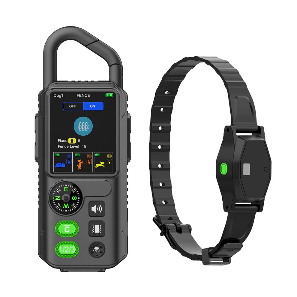 Wireless dog fence for multiple dogs, featuring a reliable remote and receiver collar to create a safe invisible dog fence system.